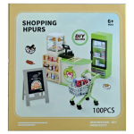 Mini Grocery Shop Playset, with Accessories